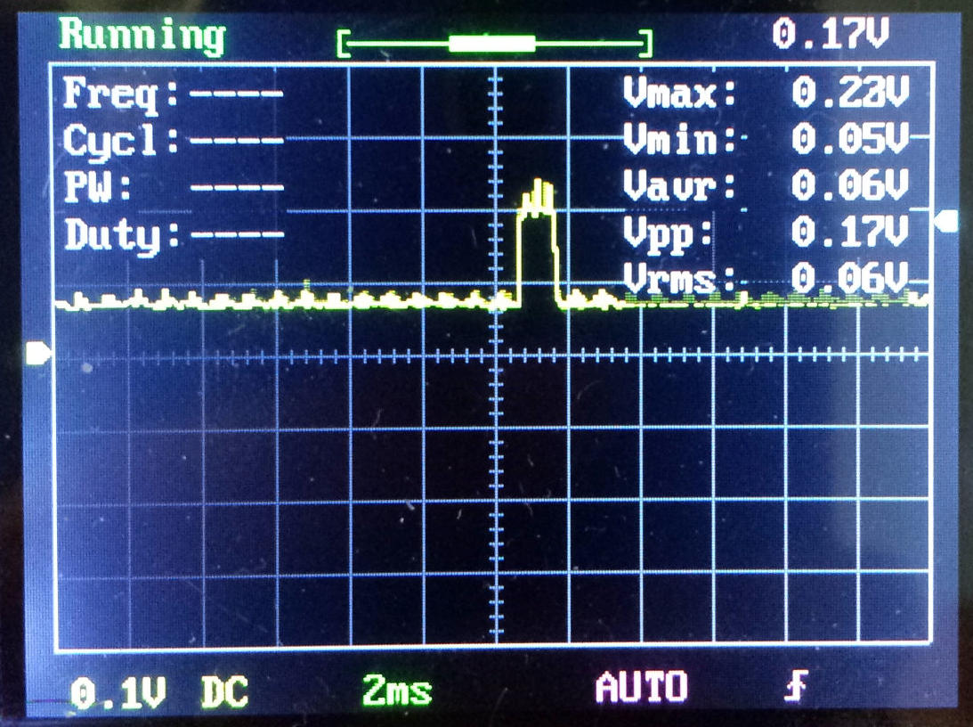 Current spike without capacitor